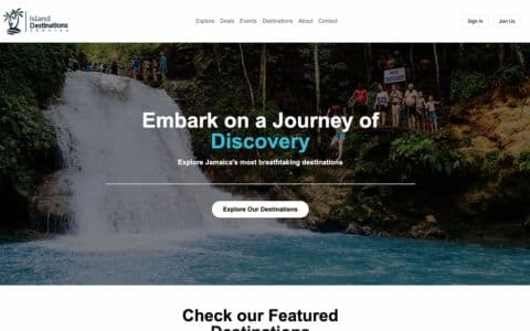 Island Destinations Website